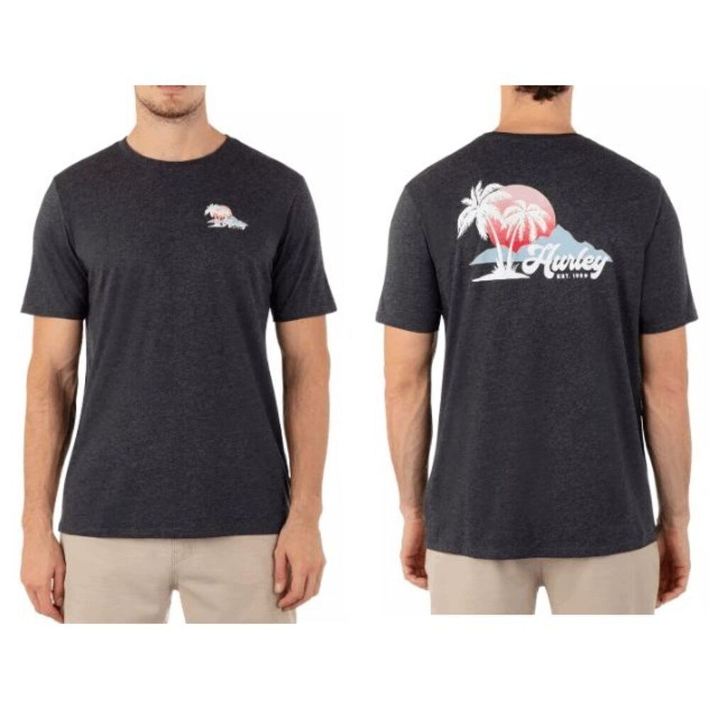 Hurley Men's Everyday Island Time Short Sleeve Tee M